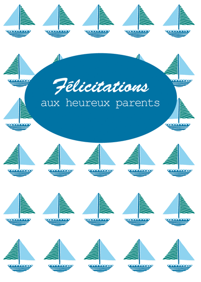 Carte Félicitations Petits Bateaux : Envoyer une Carte Carte Félicitations Petits Bateaux : Envoyer une Carte